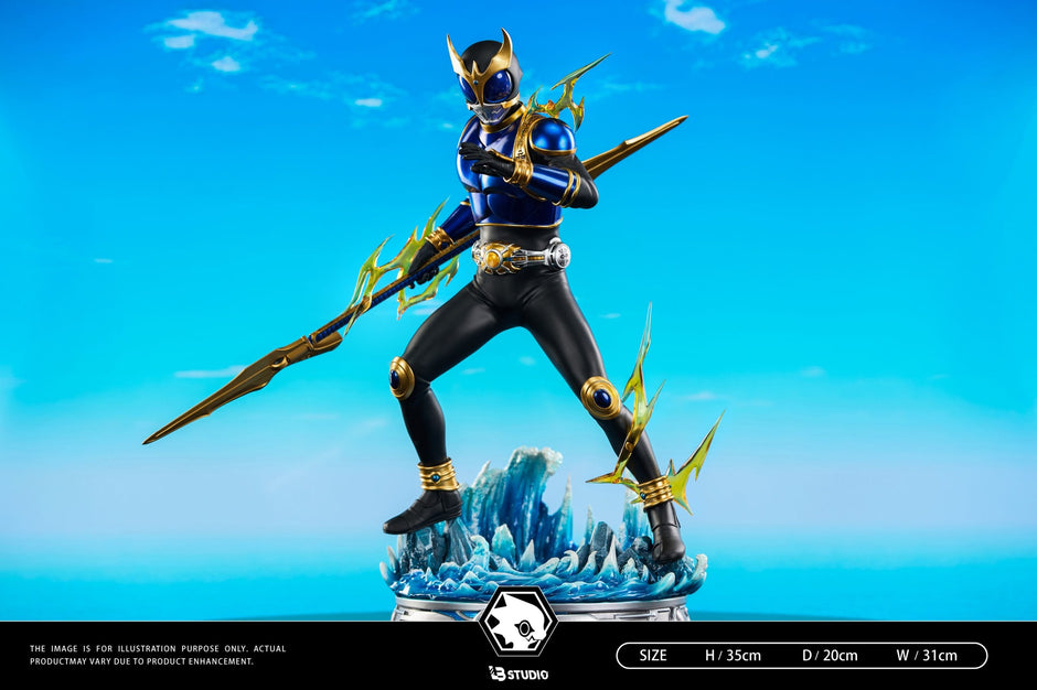 [Warehouse in Stock] LB Studio - Statue - Kamen Rider - Kuuga Blue Dragon Form & Sublimation Form