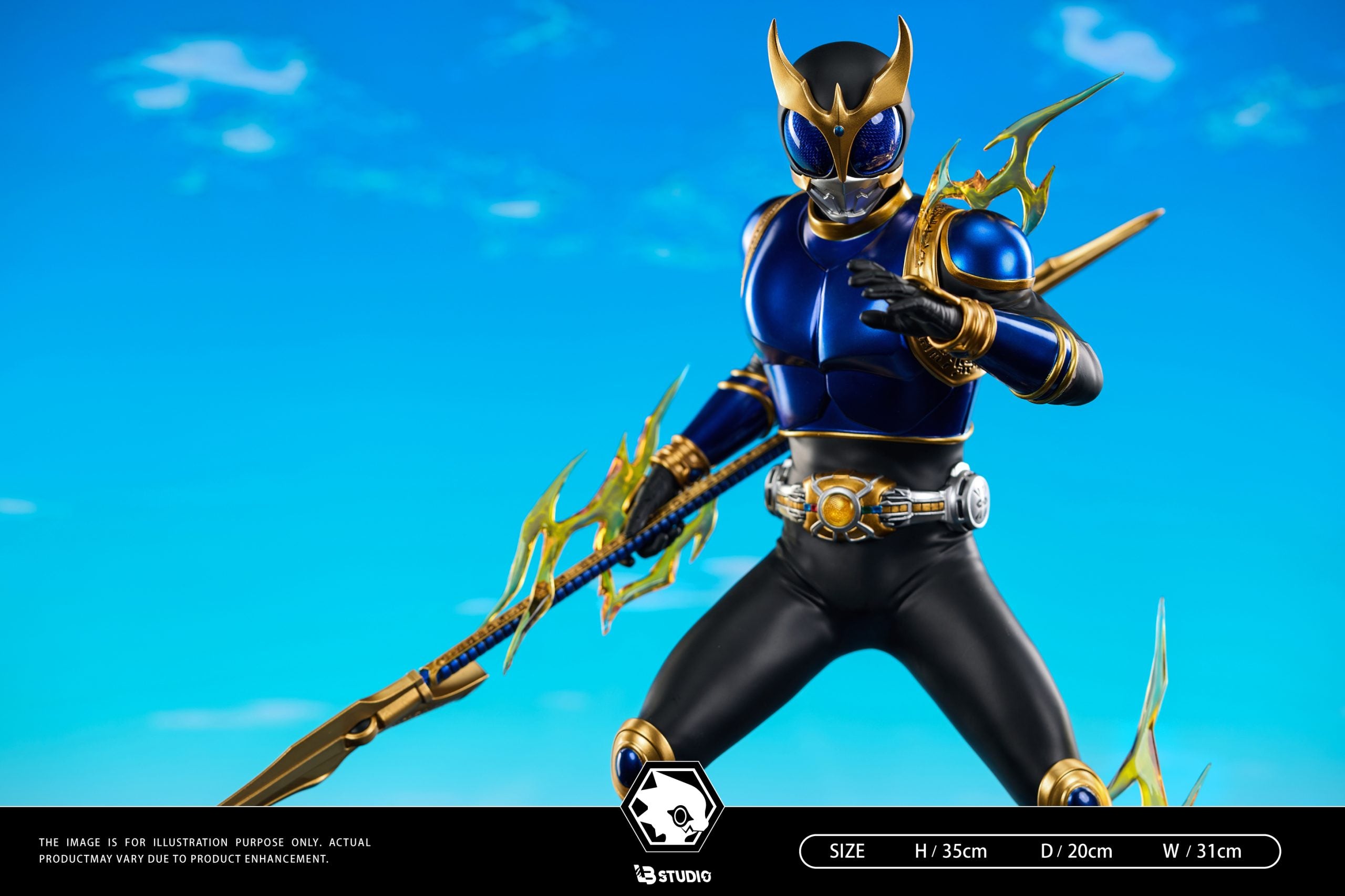 [Warehouse in Stock] LB Studio - Statue - Kamen Rider - Kuuga Blue Dragon Form & Sublimation Form