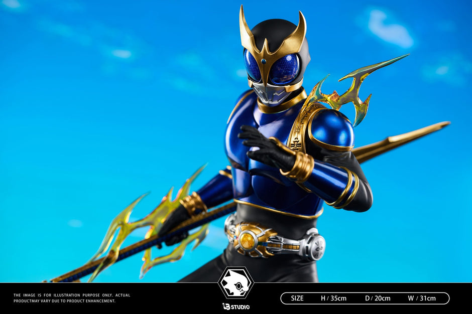 [Warehouse in Stock] LB Studio - Statue - Kamen Rider - Kuuga Blue Dragon Form & Sublimation Form