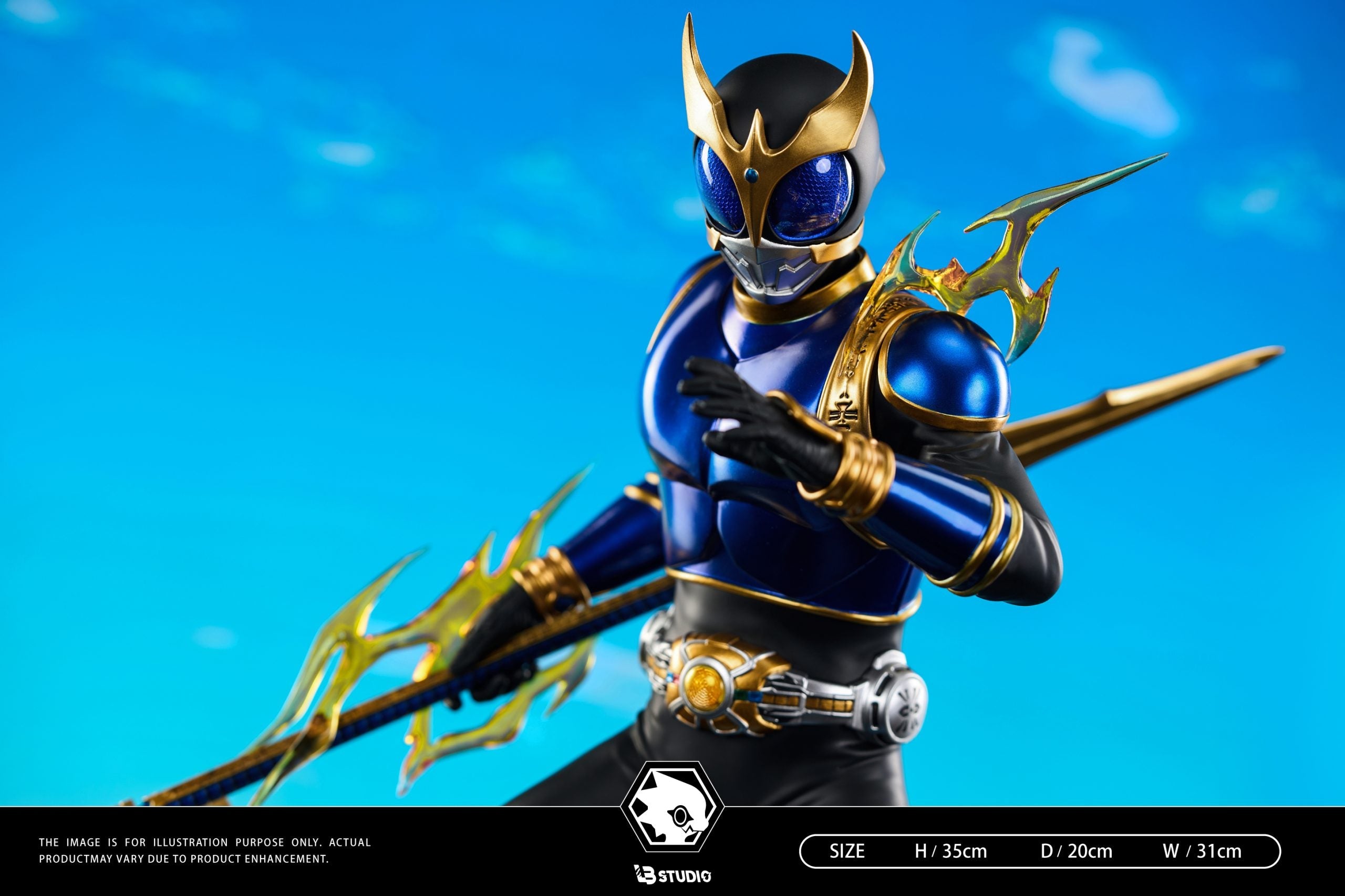 [Warehouse in Stock] LB Studio - Statue - Kamen Rider - Kuuga Blue Dragon Form & Sublimation Form