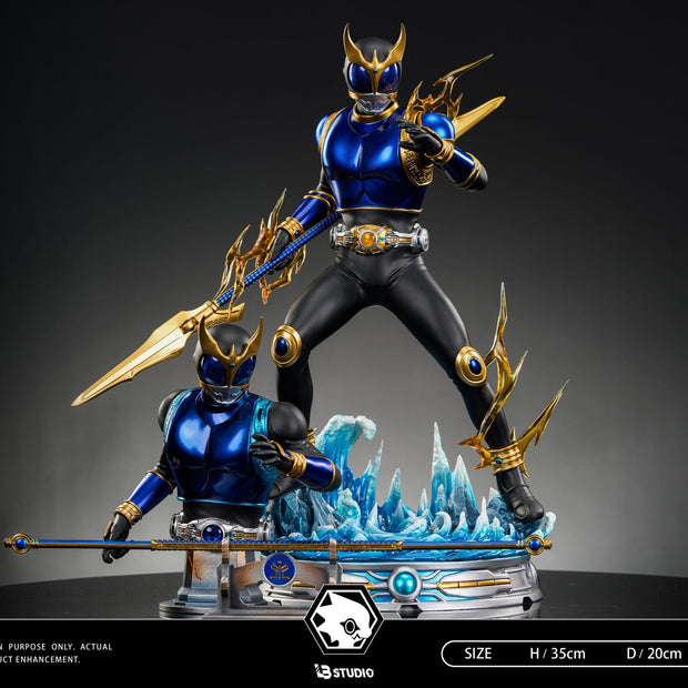 [Warehouse in Stock] LB Studio - Statue - Kamen Rider - Kuuga Blue Dragon Form & Sublimation Form