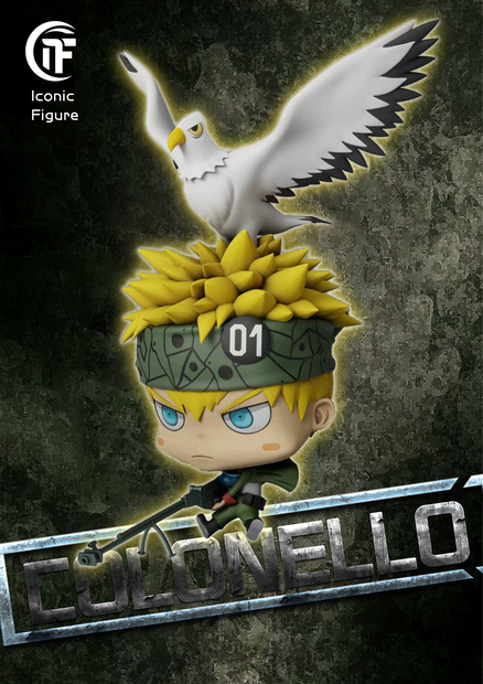 [Pre-Order] Iconic Figure Studio - Statue - Katekyo Hitman Reborn - The Second Series of Rainbow Children Colonnello