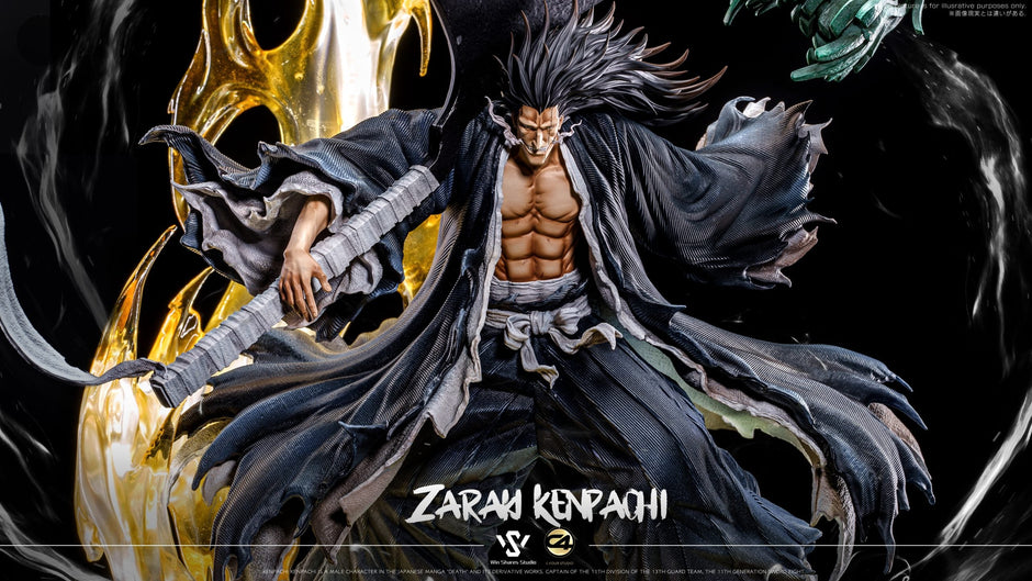 [Warehouse in Stock] Win Shares Studio X C4 Studio - Statue - Bleach Thousand-Year Blood War - Zaraki Kenpachi