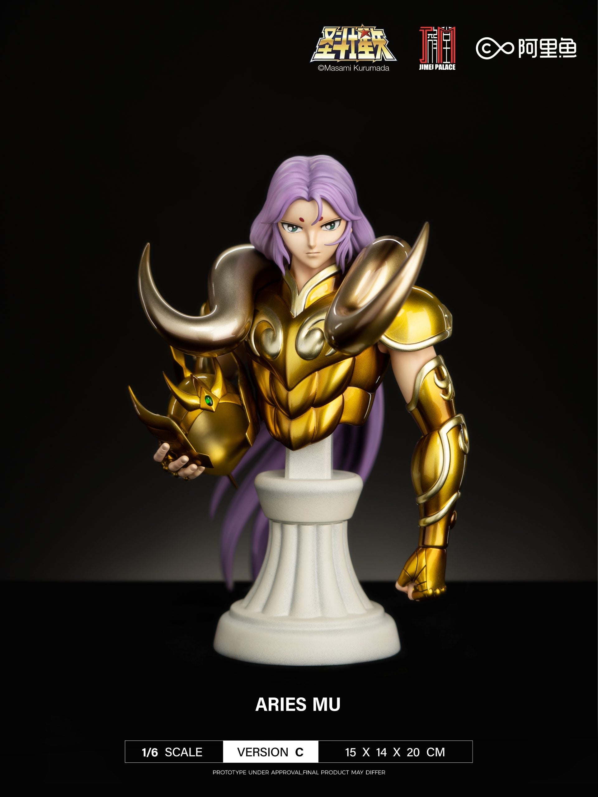 [Pre-Order closed] Jimei Palace studio - Statue - Saint Seiya - 1/6 Licensed Aries Mu