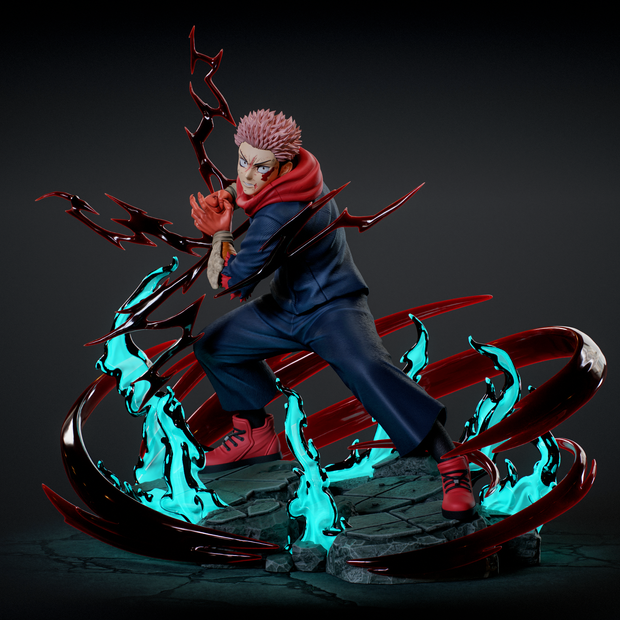 [Pre-Order Closed] Player 1 Studio - Statue - Jujutsu Kaisen - Itadori Yuji: Black Flash