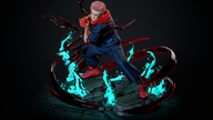 [Pre-Order Closed] Player 1 Studio - Statue - Jujutsu Kaisen - Itadori Yuji: Black Flash