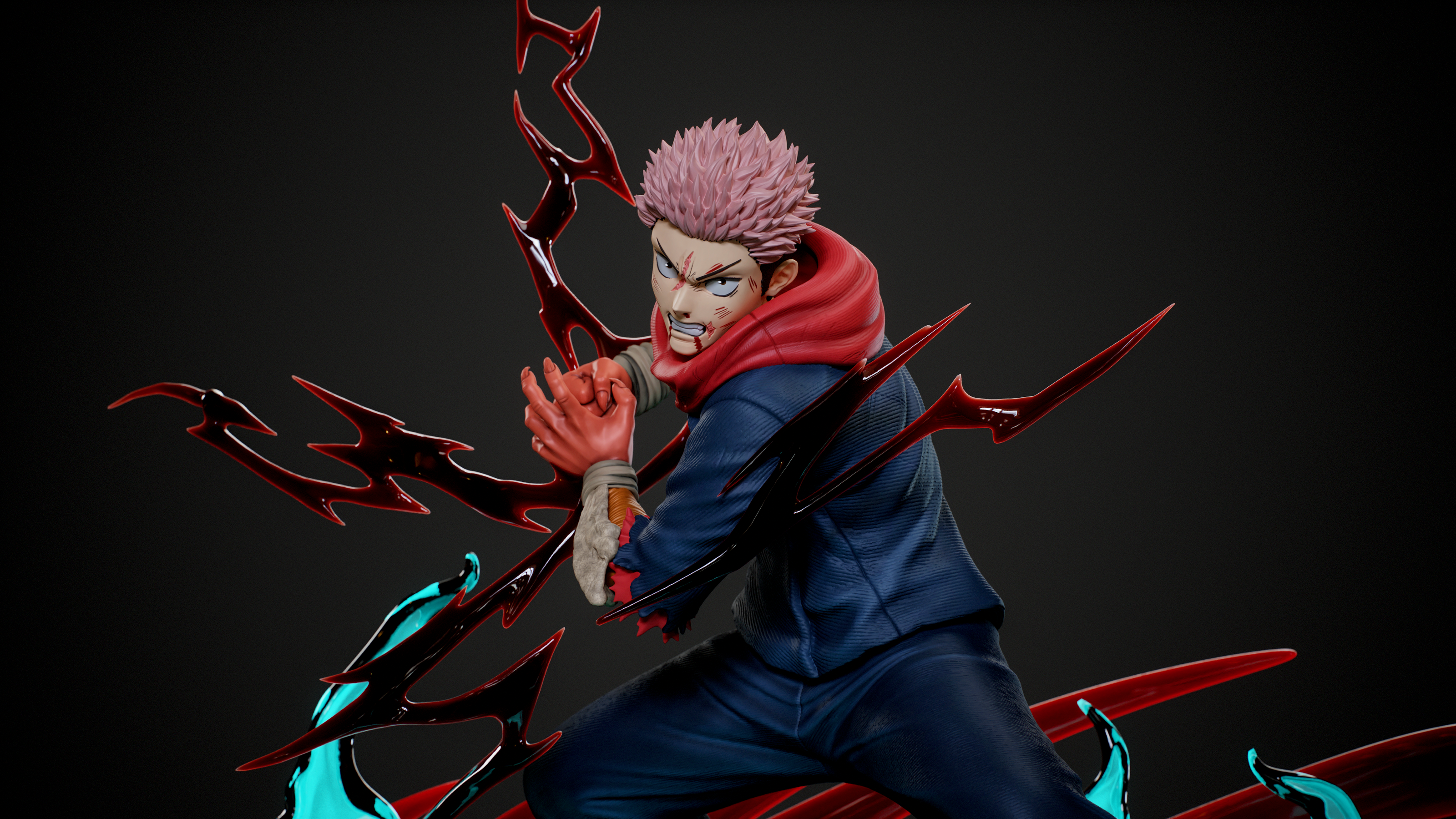 [Pre-Order Closed] Player 1 Studio - Statue - Jujutsu Kaisen - Itadori Yuji: Black Flash