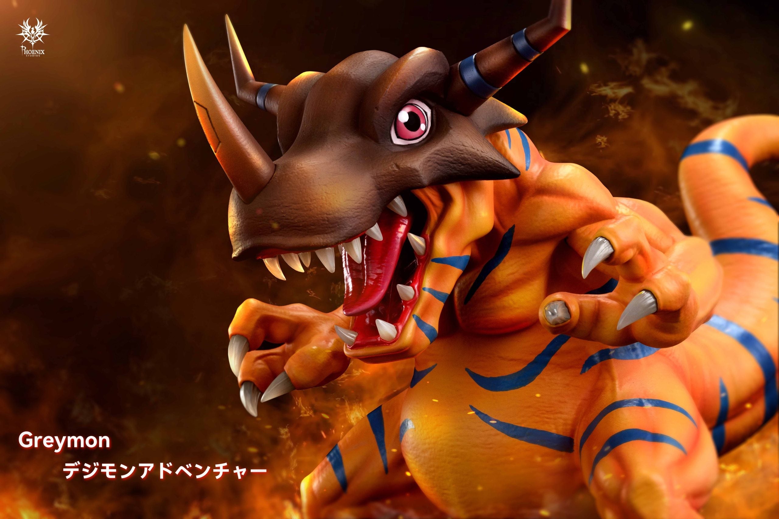 [Warehouse in Stock] Phoenix Studio - Statue - Digimon - Series #1 Greymon