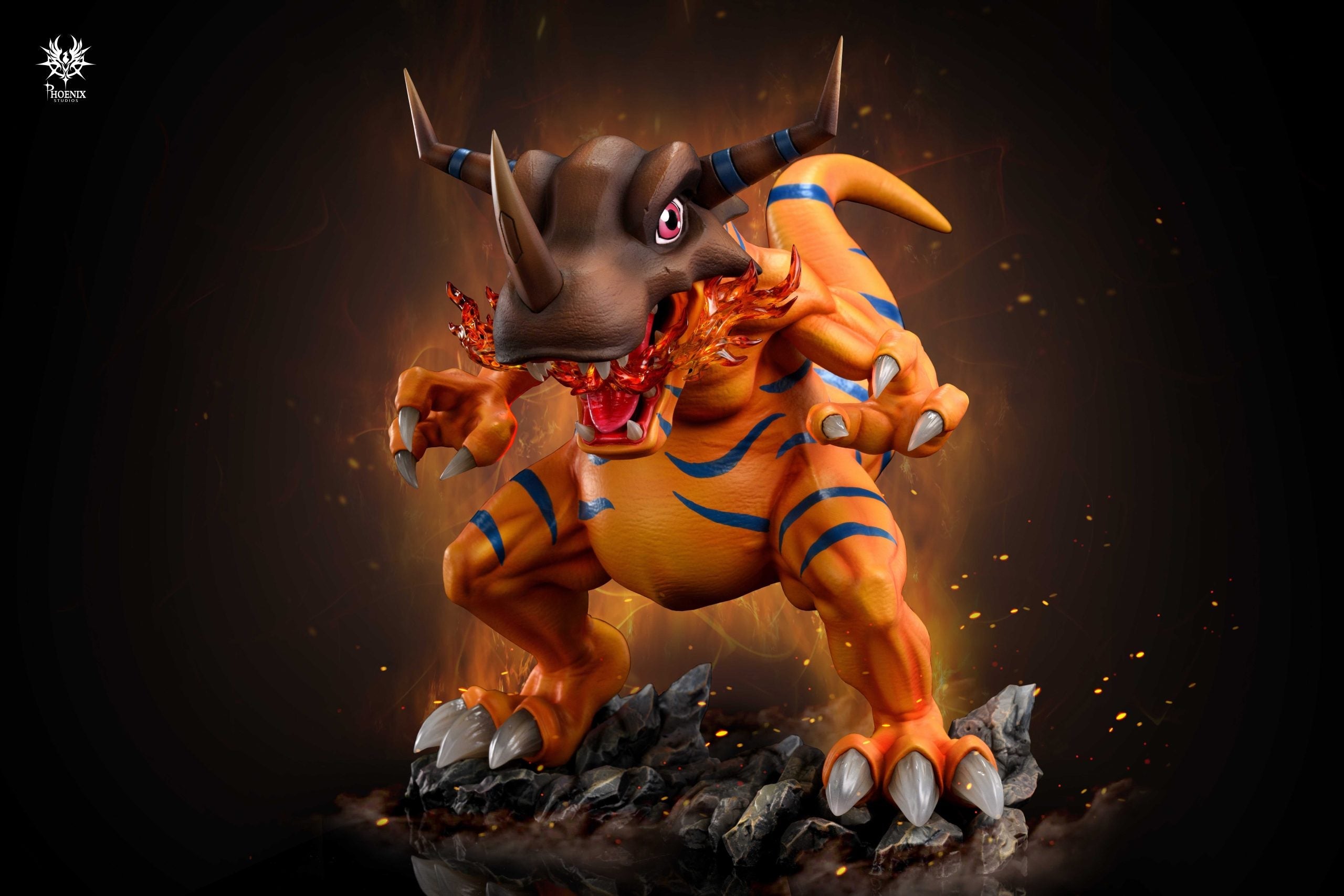 [Warehouse in Stock] Phoenix Studio - Statue - Digimon - Series #1 Greymon