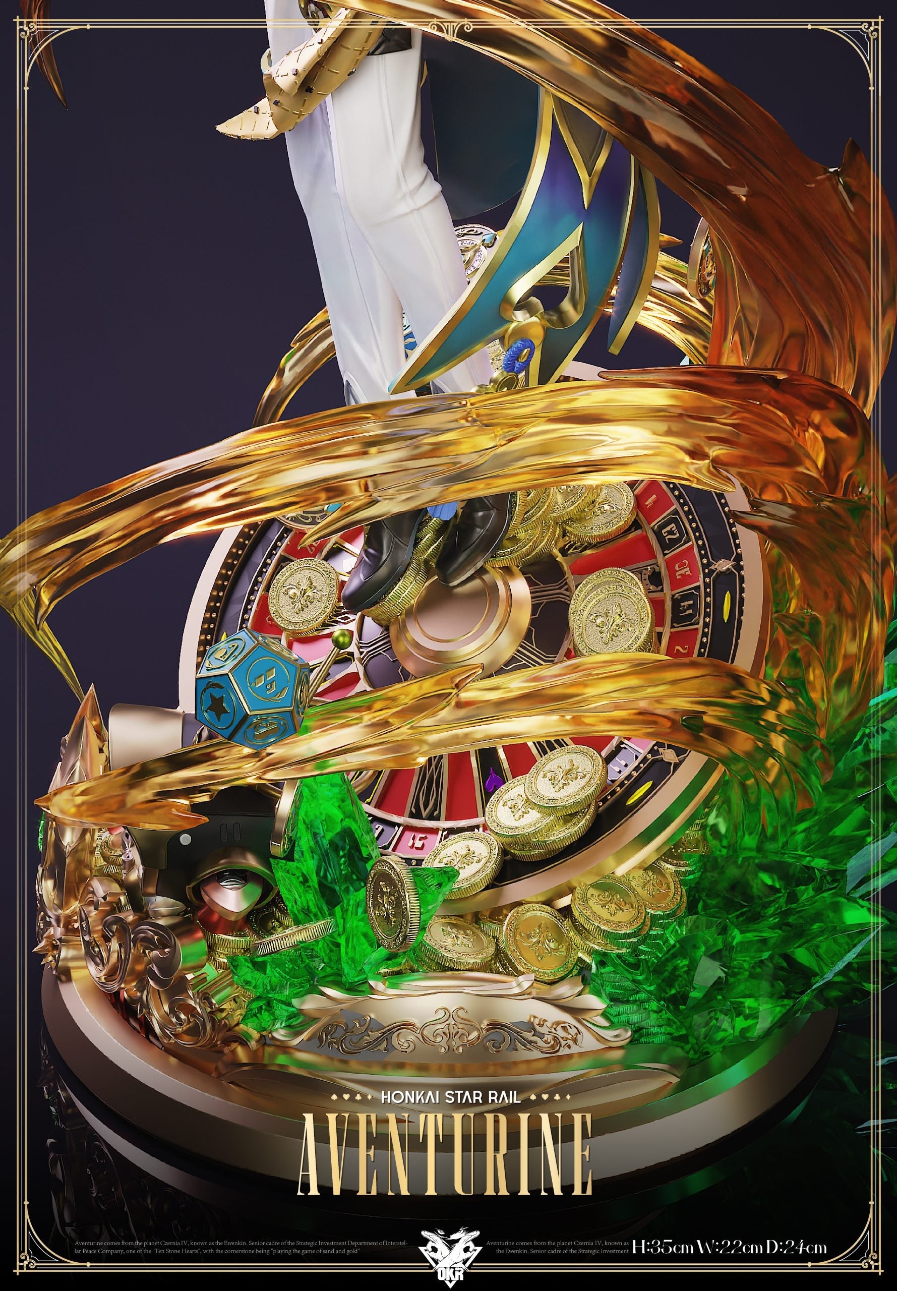 [Warehouse in Stock] Okr Studio - Statue - Honkai: Star Rail - Aventurine