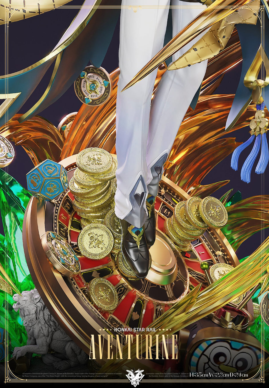 [Warehouse in Stock] Okr Studio - Statue - Honkai: Star Rail - Aventurine