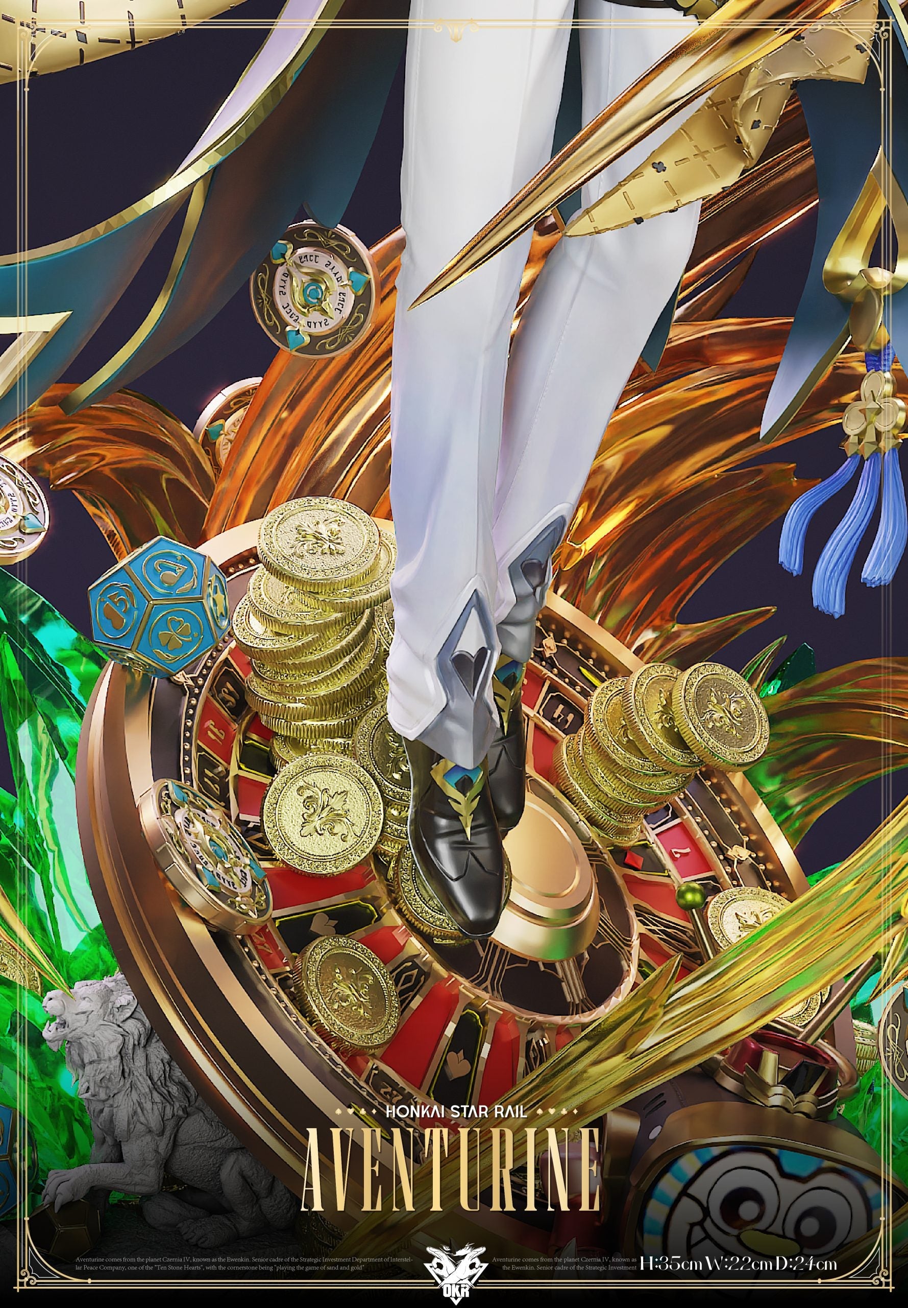 [Warehouse in Stock] Okr Studio - Statue - Honkai: Star Rail - Aventurine