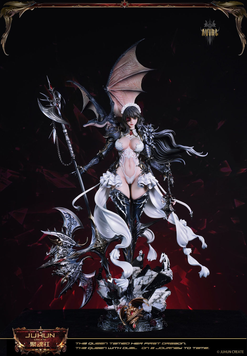 [Warehouse in Stock] JuHun Create Studio - Statue - Original - Dragon Queen/Maid Avril (Licensed)