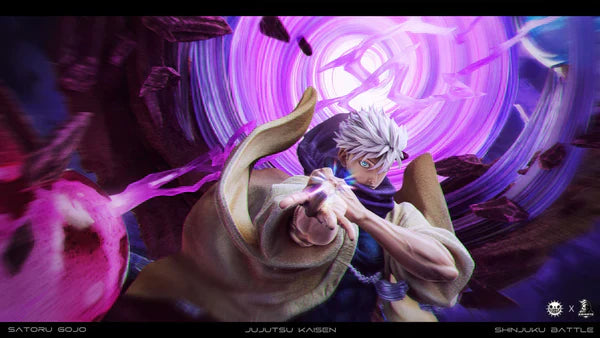 [Pre-order Closed] Zany Joke Studio & Temple Studio - Statue - Jujutsu Kaisen - S01 Gojo Satoru, the Battle of the Demon Realm Shinjuku