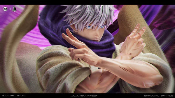 [Pre-order Closed] Zany Joke Studio & Temple Studio - Statue - Jujutsu Kaisen - S01 Gojo Satoru, the Battle of the Demon Realm Shinjuku