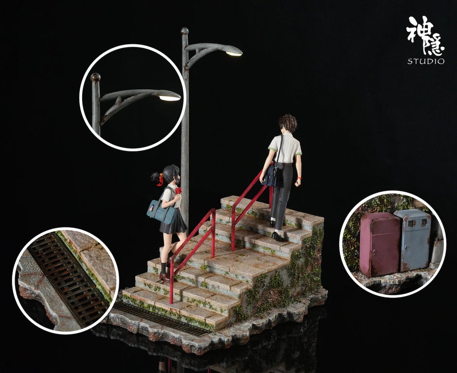 [Warehouse in Stock] Shen Yin Studio - Statue - Your Name - Silhouette Moment Series Mitsuha Miyamizu & Taki Tachibana