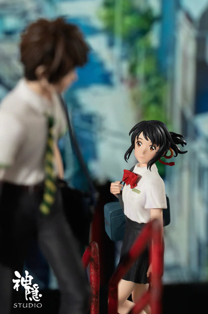 [Warehouse in Stock] Shen Yin Studio - Statue - Your Name - Silhouette Moment Series Mitsuha Miyamizu & Taki Tachibana