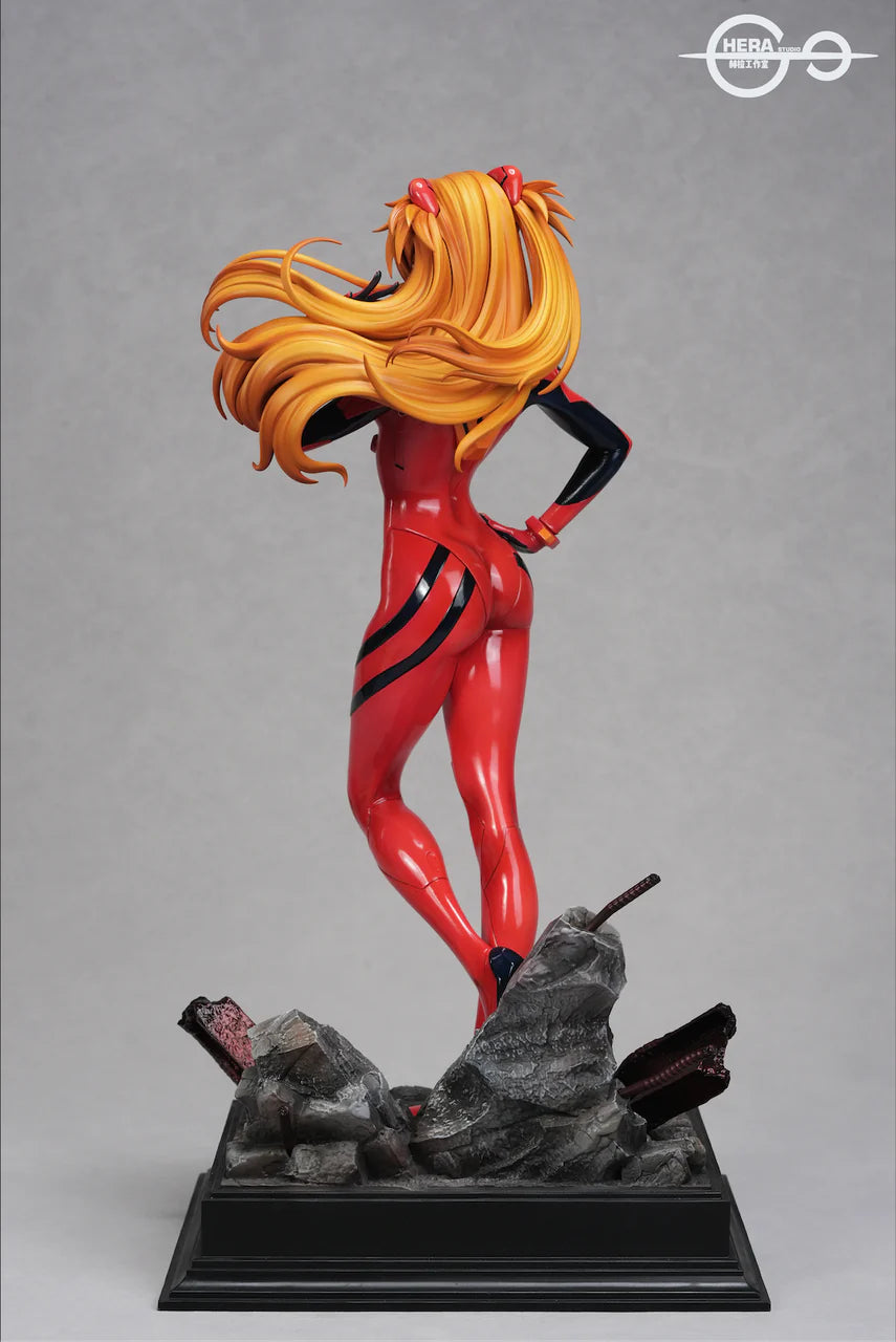 [Warehouse in stock] HeRa Studio - Statue - Neon Genesis Evangelion - Asuka ＆ Ayanami Rei