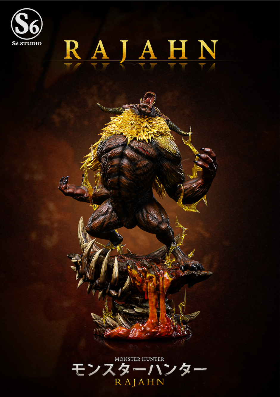 [Warehouse in Stock] S6 studio - Statue - Monster Hunter - Furious Rajang