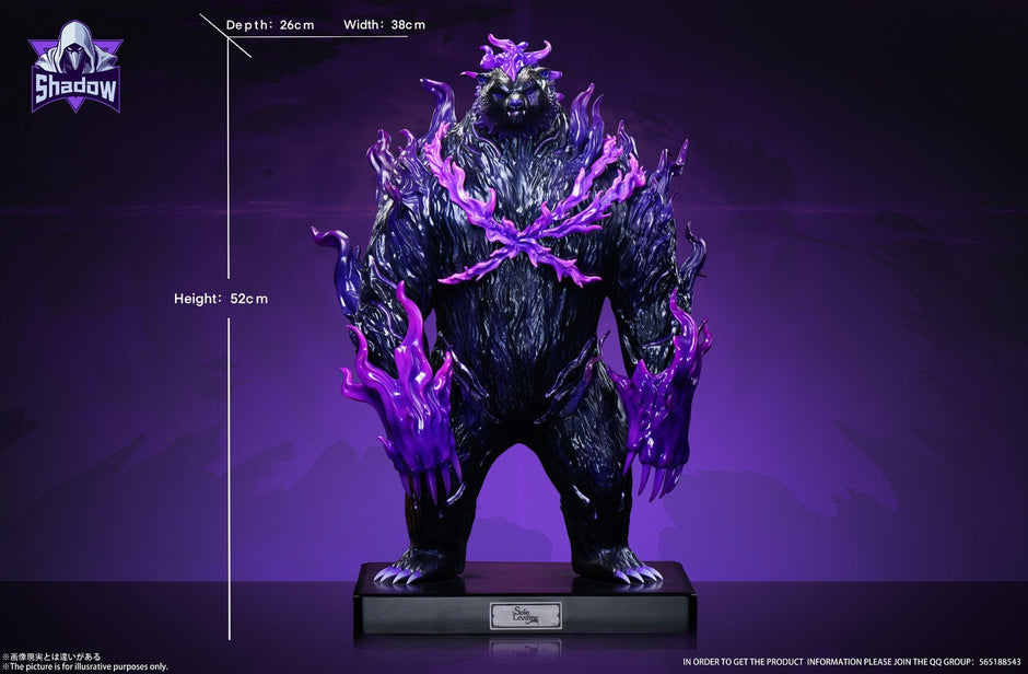 [Pre-Order] Shadow Studio - Statue - Solo Leveling - Shadow Bear with LED