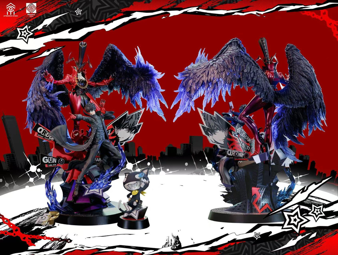[Pre-Order] Aftershock Studio & Fibonacci Studio - Statue - Persona 5 - Royal Ren Amamiya Joker & Arsène