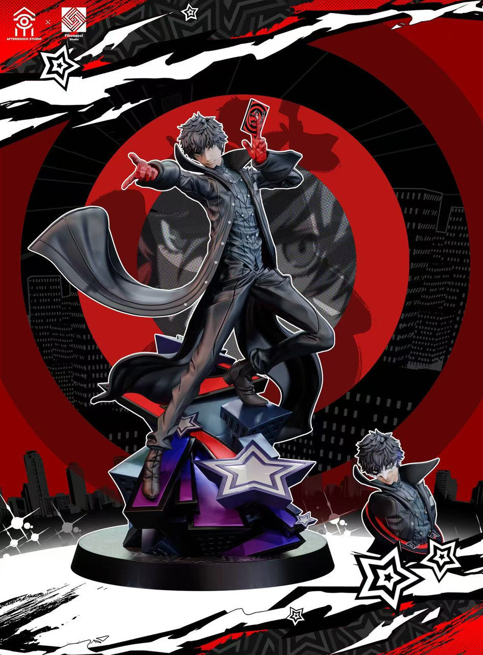 [Pre-Order] Aftershock Studio & Fibonacci Studio - Statue - Persona 5 - Royal Ren Amamiya Joker & Arsène