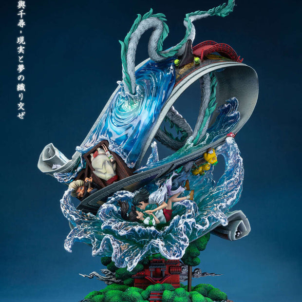 [Pre-Order Closed] Qianhuan Studio - Statue - Spirited Away - The interweaving of reality and dreams with LED