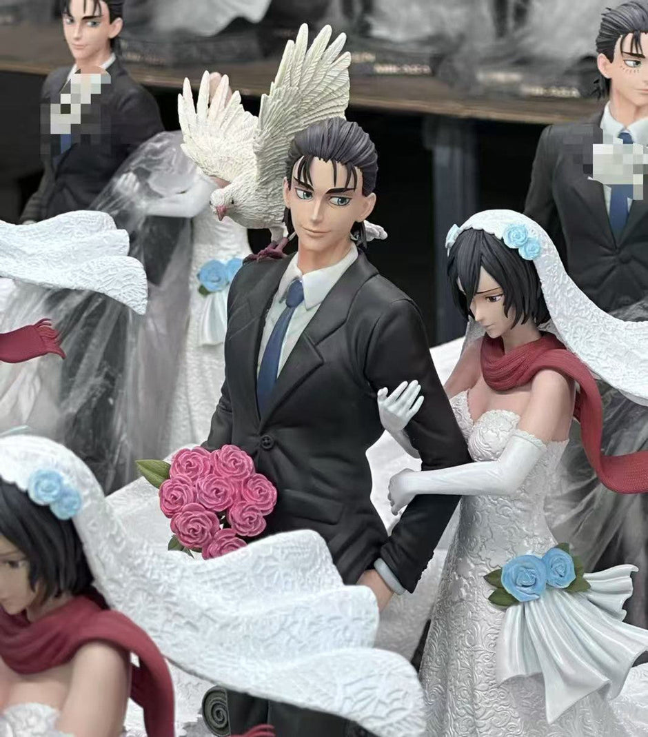 [Warehouse in Stock] LC Studio - Statue - Attack On Titan -  Dream Wedding of Eren Yeager & Mikasa Ackerman