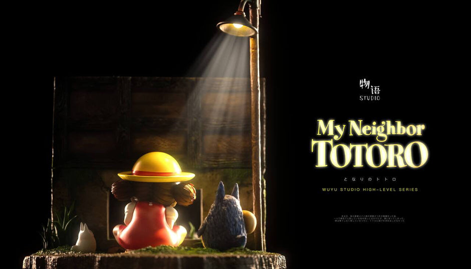 [Pre-Order] Wu Yu Studio - Statue - My Neighbor Totoro - Hayao Miyazaki Desktop Series 05 The Happiest Search Mei Hide-and-Seek with Totoro