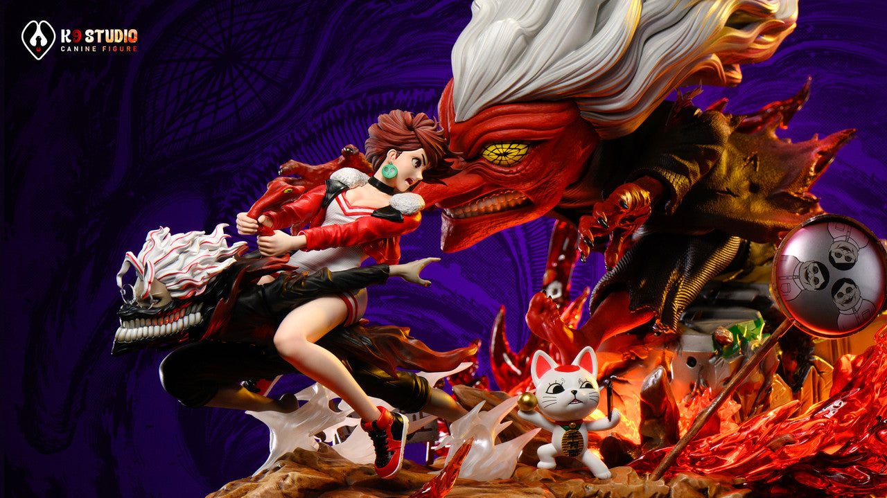 [Pre-Order] K9 Studio - Statue - Dandadan - Turbo Granny ‘Chasing’ with LED