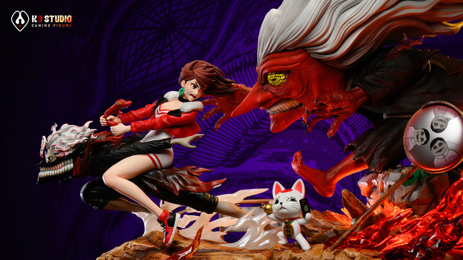 [Pre-Order] K9 Studio - Statue - Dandadan - Turbo Granny ‘Chasing’ with LED