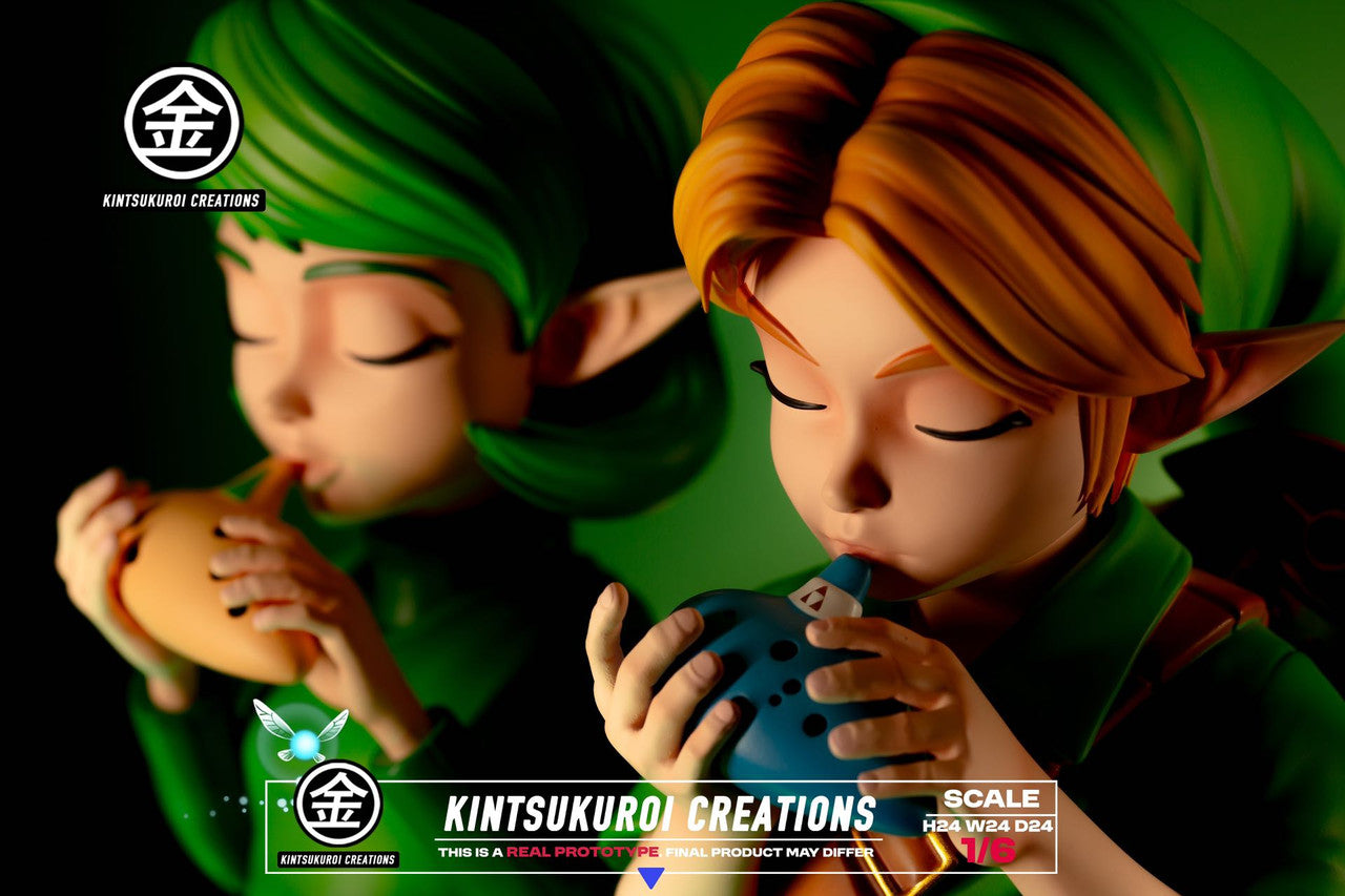 [Pre-Order] Kintsukuroi creations Studio - Statue - The Legend of Zelda - LINK & SARIA DIORAMA with LED