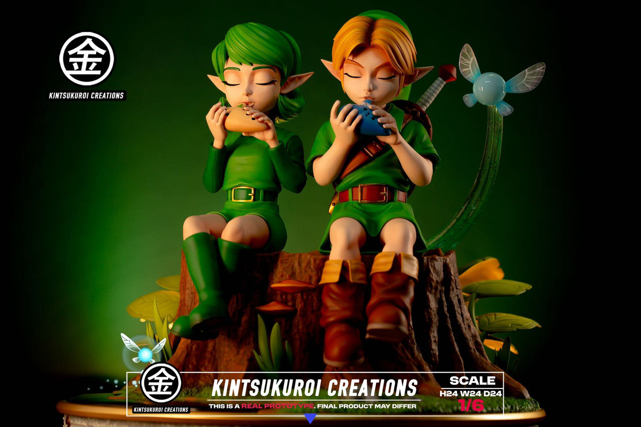 [Pre-Order] Kintsukuroi creations Studio - Statue - The Legend of Zelda - LINK & SARIA DIORAMA with LED