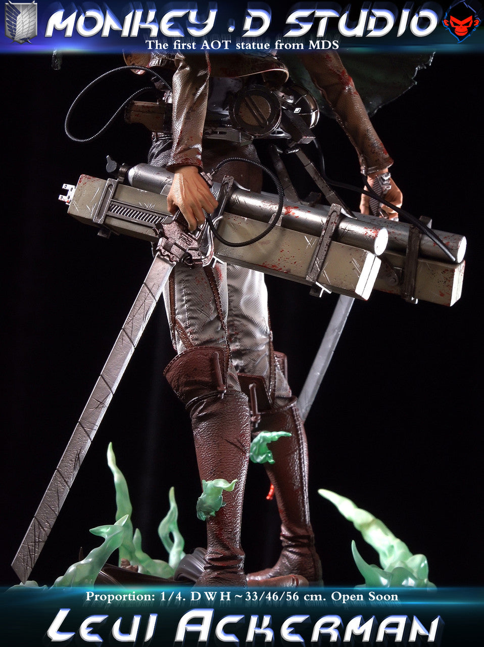 [Pre-Order] Monkey.D Studio - Statue - Attack on Titan - Levi Ackerman