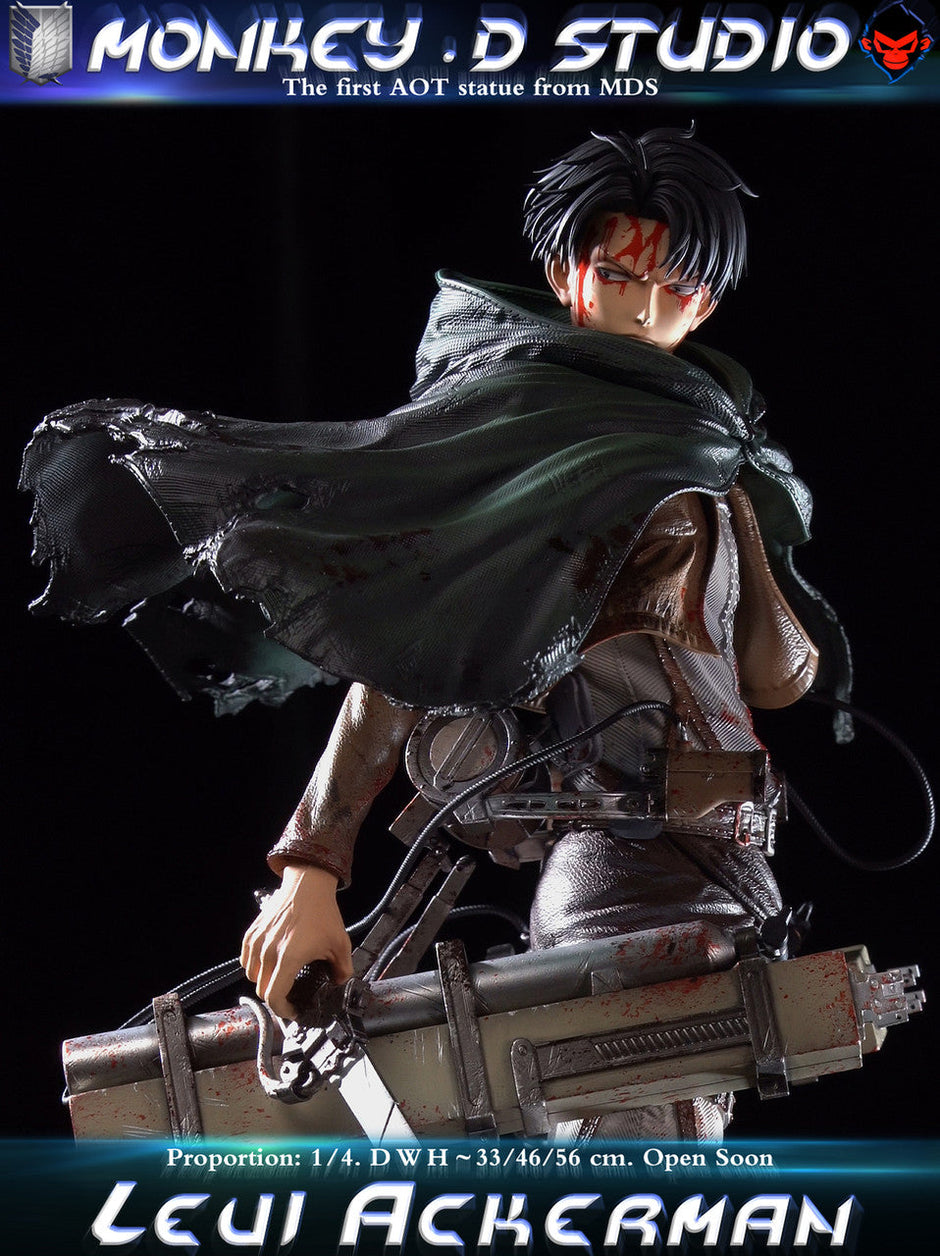 [Pre-Order] Monkey.D Studio - Statue - Attack on Titan - Levi Ackerman