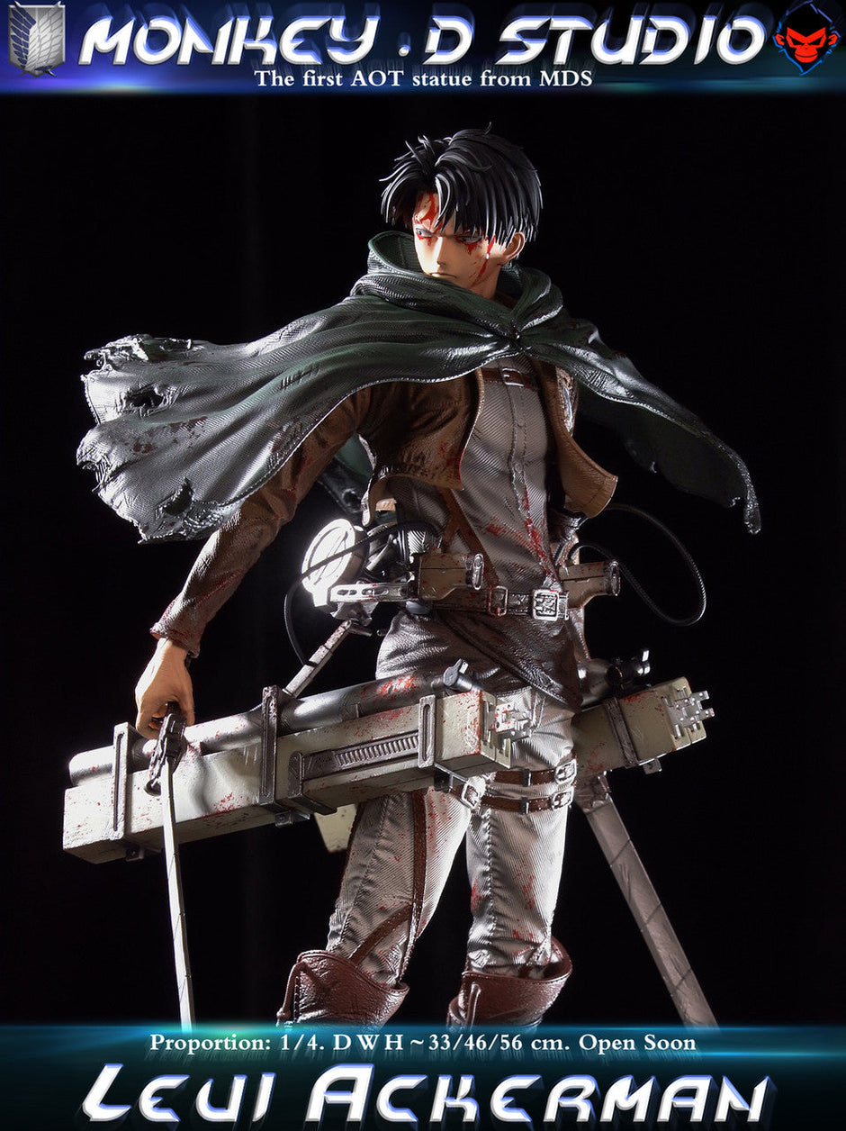 [Pre-Order] Monkey.D Studio - Statue - Attack on Titan - Levi Ackerman
