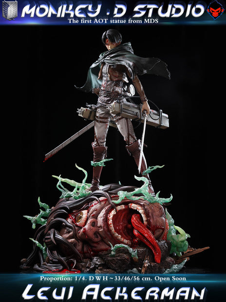 [Pre-Order] Monkey.D Studio - Statue - Attack on Titan - Levi Ackerman