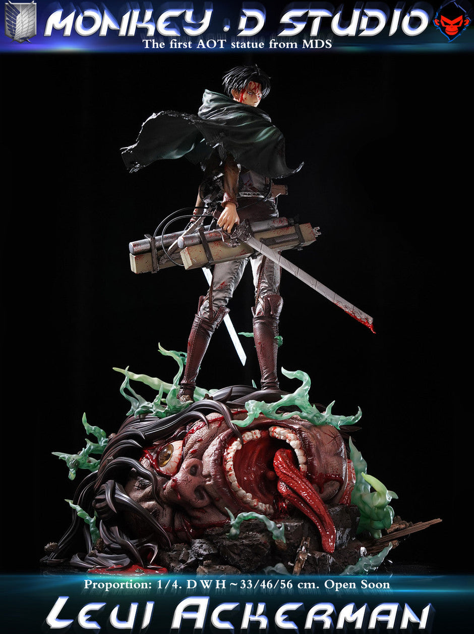 [Pre-Order] Monkey.D Studio - Statue - Attack on Titan - Levi Ackerman