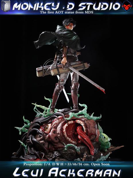 [Pre-Order] Monkey.D Studio - Statue - Attack on Titan - Levi Ackerman