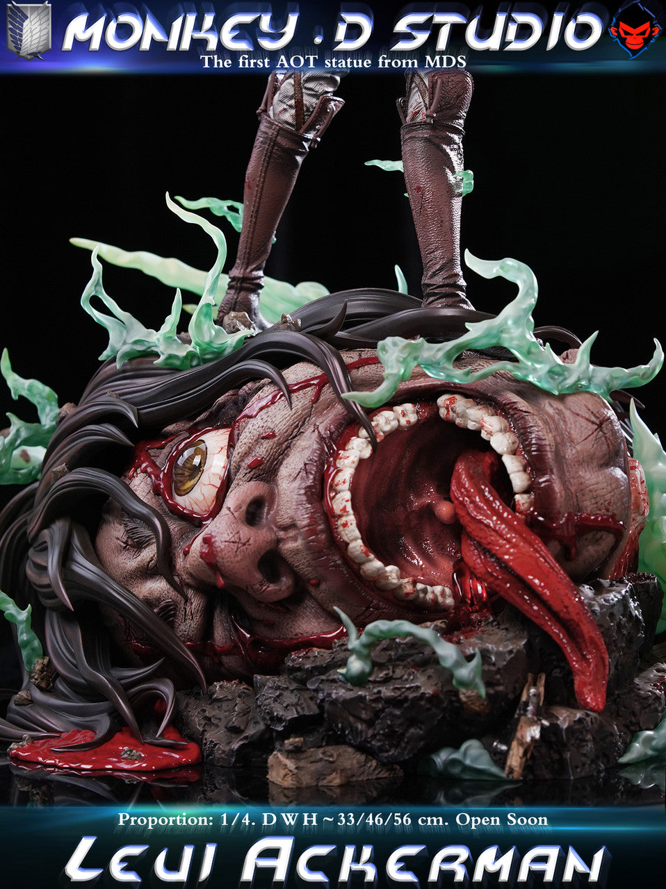 [Pre-Order] Monkey.D Studio - Statue - Attack on Titan - Levi Ackerman