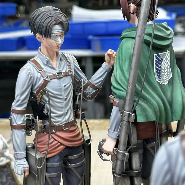 [Warehouse in Stock] LC Studio - Statue - Attack On Titan - Levi & Hange Zoe