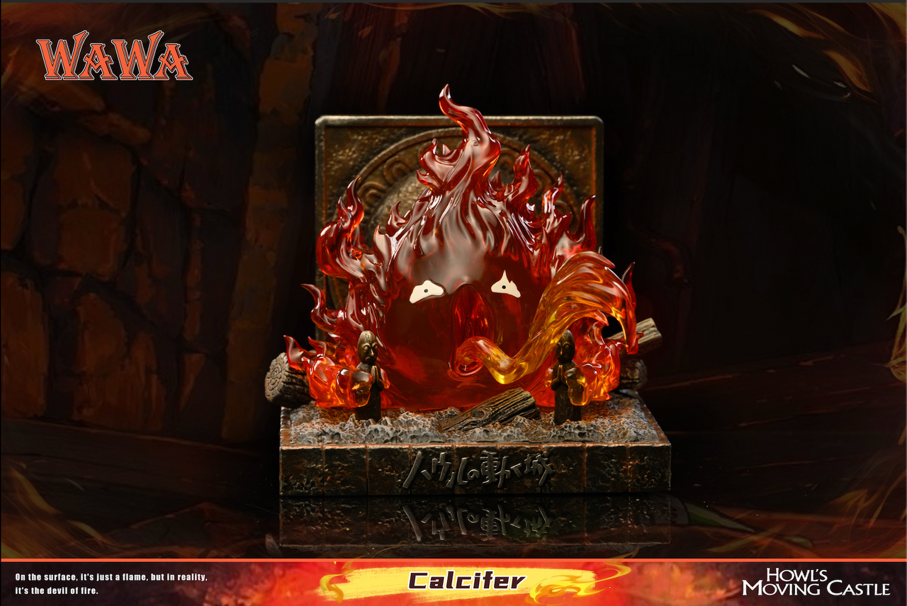 [Pre-Order] WAWA Studio - Statue - Howl's Moving Castle - Hayao Miyazaki Desktop Figurine Angry Calcifer