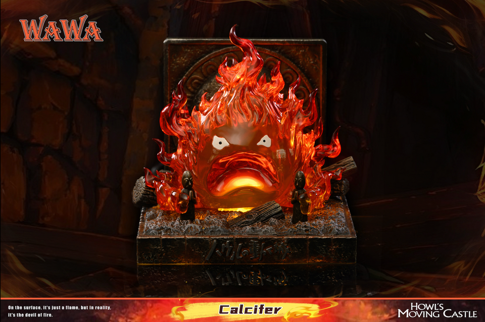 [Pre-Order] WAWA Studio - Statue - Howl's Moving Castle - Hayao Miyazaki Desktop Figurine Angry Calcifer