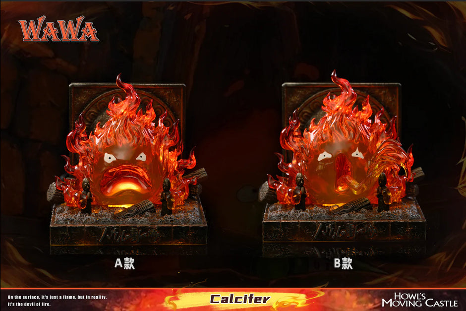 [Pre-Order] WAWA Studio - Statue - Howl's Moving Castle - Hayao Miyazaki Desktop Figurine Angry Calcifer