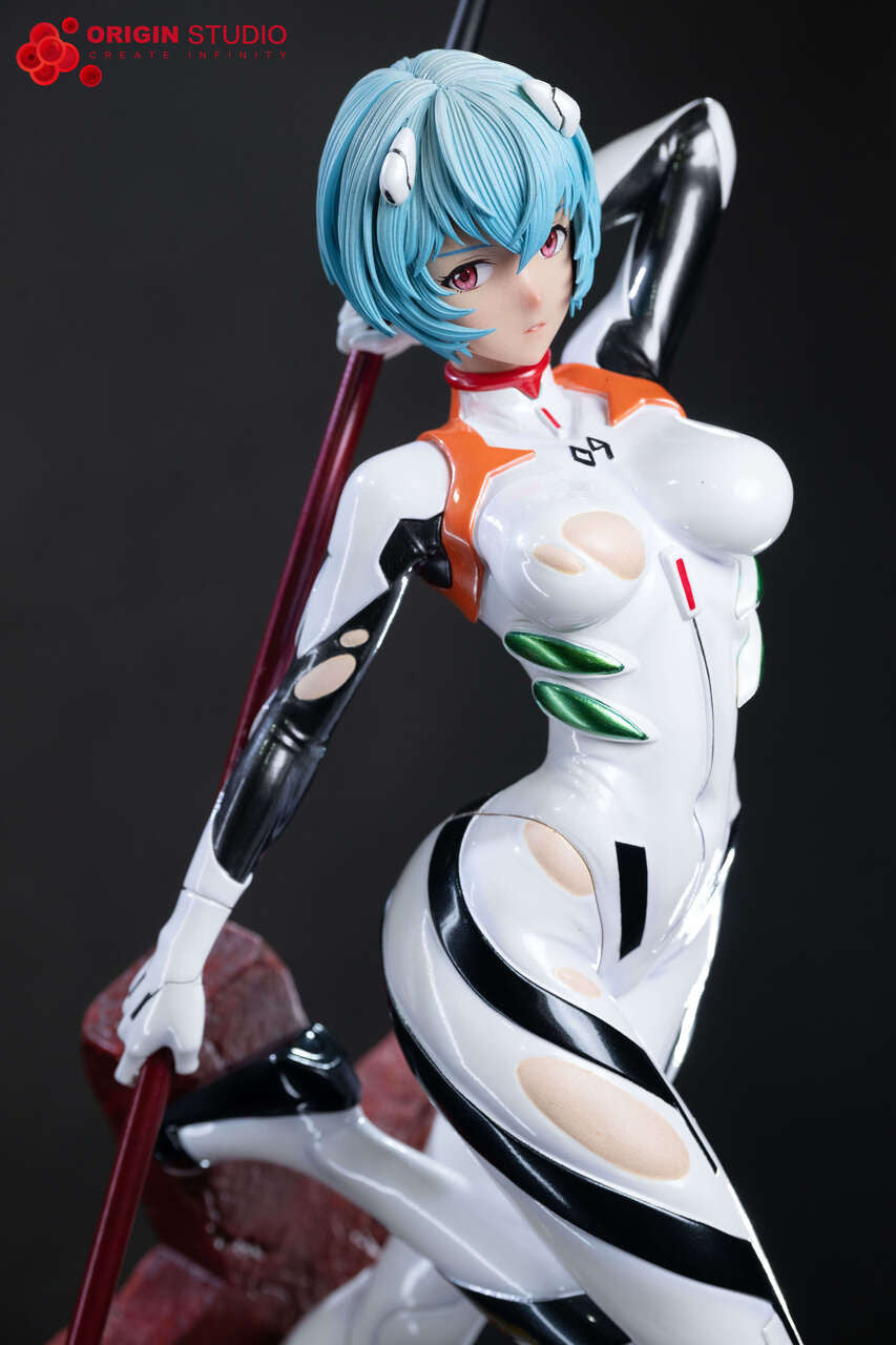 [Pre-Order] Origin Studio - Statue - Neon Genesis Evangelio - Black Combat Suit Ayanami Rei