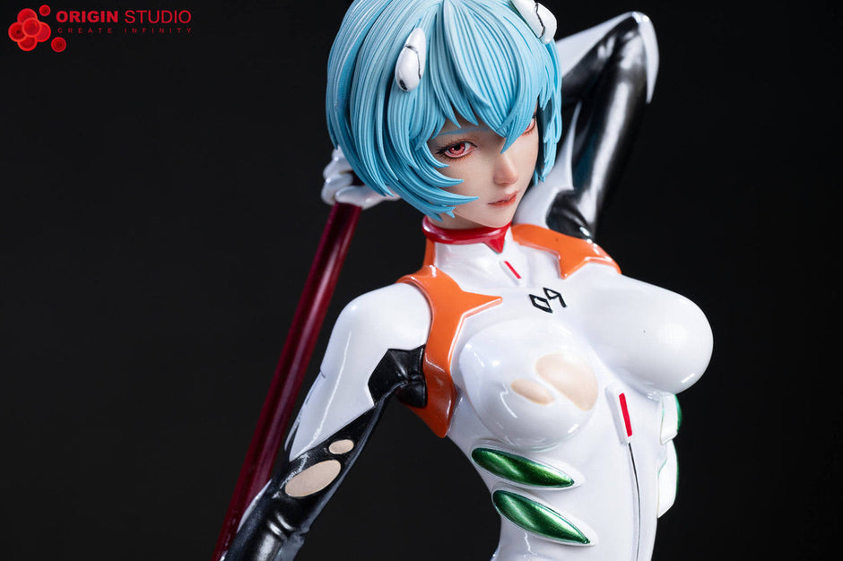 [Pre-Order] Origin Studio - Statue - Neon Genesis Evangelio - Black Combat Suit Ayanami Rei