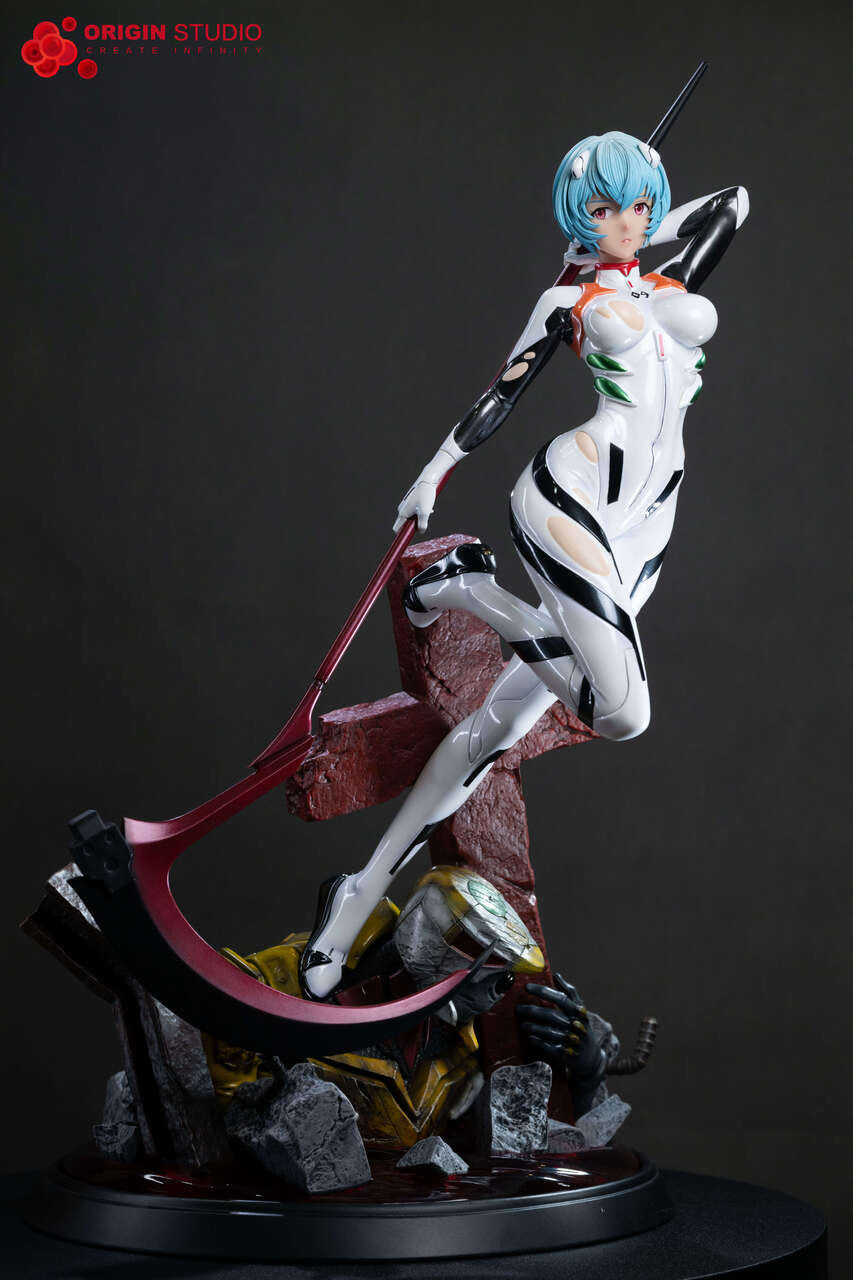 [Pre-Order] Origin Studio - Statue - Neon Genesis Evangelio - Black Combat Suit Ayanami Rei