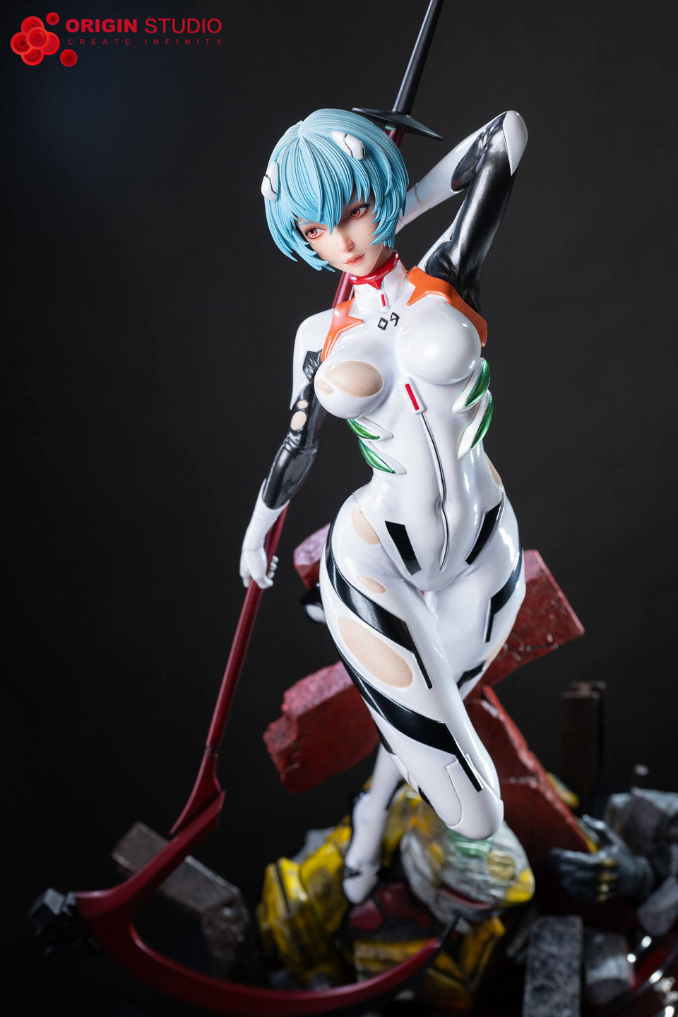 [Pre-Order] Origin Studio - Statue - Neon Genesis Evangelio - Black Combat Suit Ayanami Rei