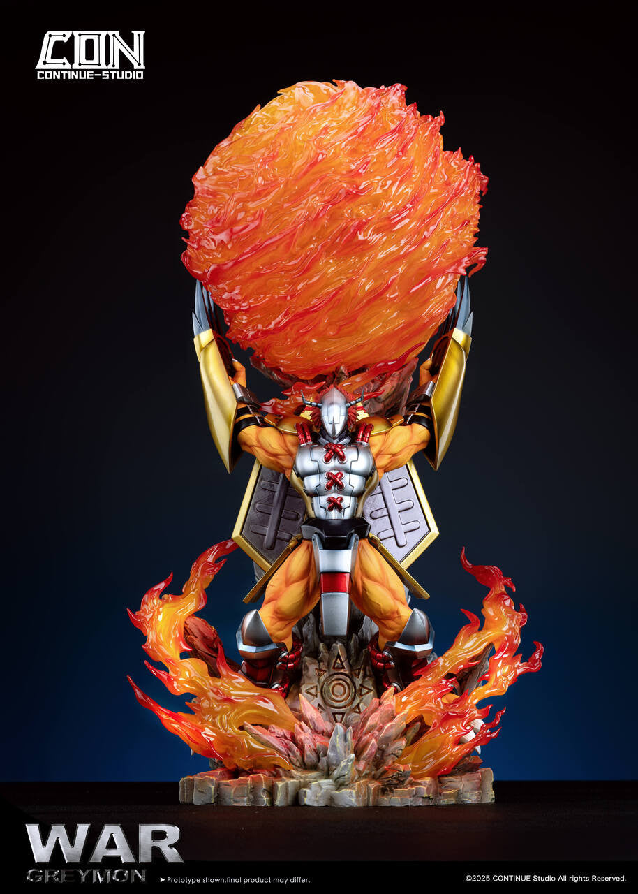 [Pre-Order] CONTINUE Studio - Statue - Digimon - War Greymon with LED