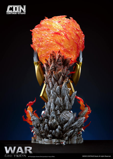 [Pre-Order] CONTINUE Studio - Statue - Digimon - War Greymon with LED